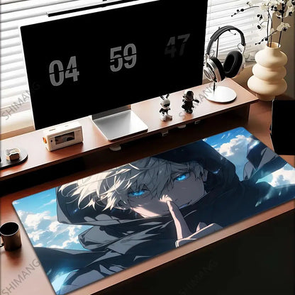 Anime Jujutsu Kaisen Mouse Pad Gojo Satoru Large Gaming Mousepad Gamer Company Keyboard Mouse Mats Computer Desk Mat Big Carpet