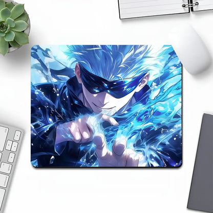 Jujutsu Kaisen Anime Mouse Pad Art Gaming Gamer Animal Small Rubber Locking Edge Large Computer MousePad Laptop Desk Pad