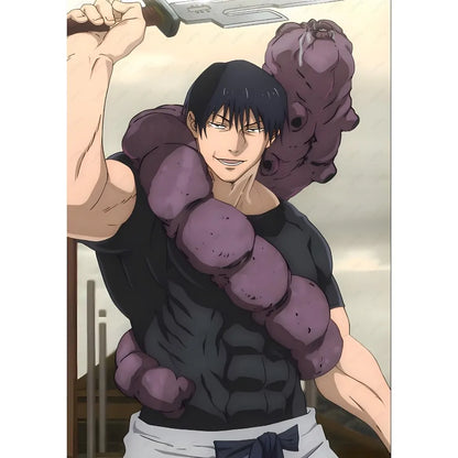 Jujutsu k-Kaisen Anime Cool JOJO Tv HD Poster Sticky Wall Art Printing Waterproof Home Living Bed Room Bar Aesthetic Decor