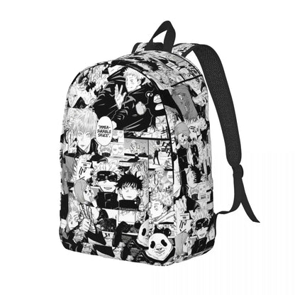 Sac à dos dessin animé Jujutsu Kaisen pour hommes et femmes, sac à dos tendance pour étudiants, randonnée, voyage, Satoru Gojo, sac à bandoulière pour l'extérieur
