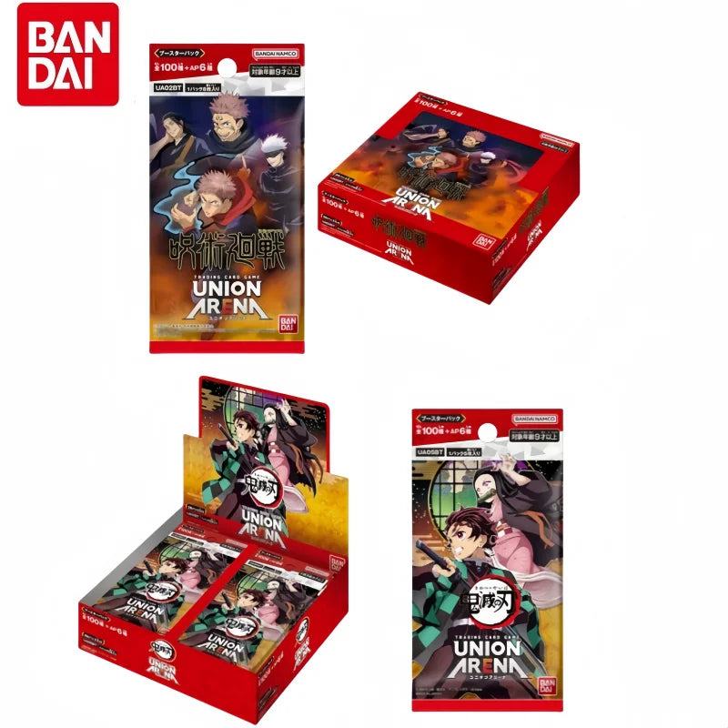 Genuine Japanese Jujutsu Kaisen Anime Bandai UA UNION ARENA Top Battle Trading Union Arena card game Children's Collections Toys