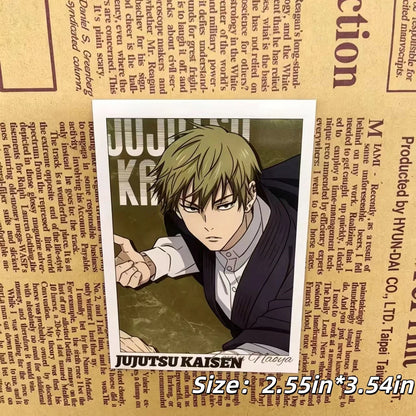 10Pcs/Set JJK Jujutsu Kaisen Lomo Cards Mini Photocard Yuji Megumi Nanami Character Postcard Bookmark  Fans Collectible Gift
