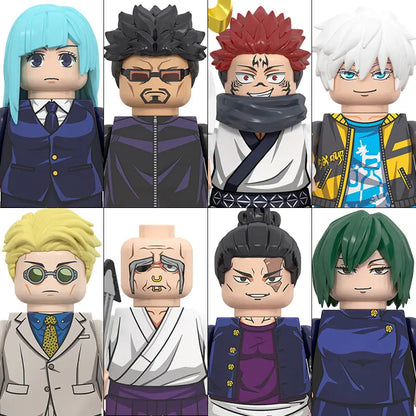 WM6200 Jujutsu Kaisen Building Blocks Itadori Yuji Gojo Satoru Ryomen Mini Action Figure Accessories Christmas Gift for Kids - Jujutsu Kaisen Merch - Free Shipping Buy Now
