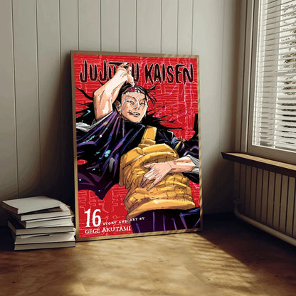 Jujutsu Kaisen Anime Anime Posters Sticky HD Quality Wall Art Retro Posters for Home Kawaii Room Decor