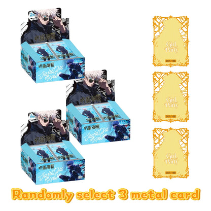 Jujutsu Kaisen Card Warlock Cards Gojo Satoru Fushiguro Megumi Itadori Yuji Cards Anime Peripheral Collection Cards Toy Gift