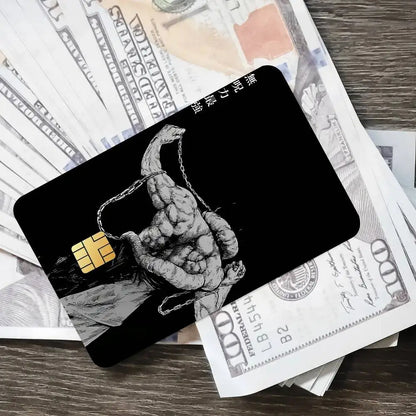 Cool Fashion Anime Popular Hot Top Jujutsu Kaisen Luxury Credit Card Film Debit Protect Bank Bus Card Sticker Skin