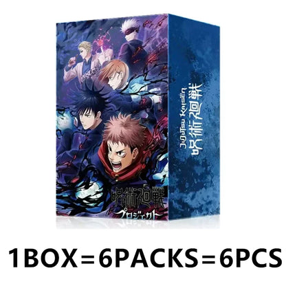 Genuine Jujutsu Kaisen Card Warlock Cards Gojo Satoru Fushiguro Megumi Itadori Yuji Cards Anime Peripheral Collection Cards Toy