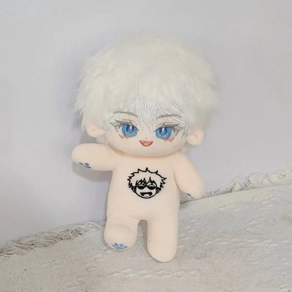 Stuffed Anime Jujutsu Kaisen Satoru Gojo 20cm Cute Cotton Doll Toys for Children Adults Plush Puppet Collectible Gift - Jujutsu Kaisen Merch - Free Shipping Buy Now
