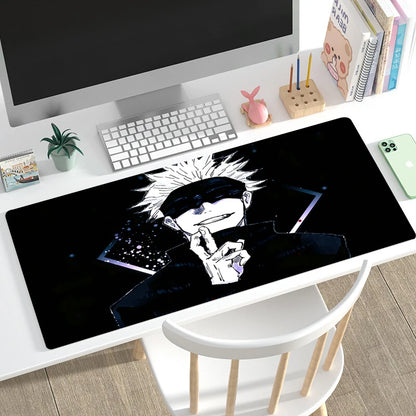 Mouse Pad Gamer Home HD Large Desk Mats Mouse Mat MousePads Jujutsu Kaisen Laptop Anti-slip Gamer Natural Rubber Carpet Mice Pad