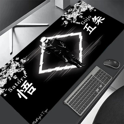 Jujutsu Kaisen XXL Mouse Pad Anime Gojo Satoru Large Gaming Mousepad Gamer Company Keyboard Mouse Mats Carpet Computer Desk Mat