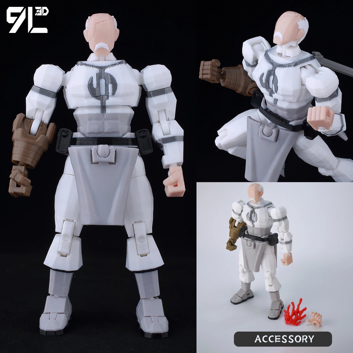 9L3D Printed Anime Naruto Jujutsu Kaisen One Piece Characters Lucky13 Dummy Action Figures Multi-Jointed T13 Mannequin Toys - Jujutsu Kaisen Merch - Free Shipping Buy Now