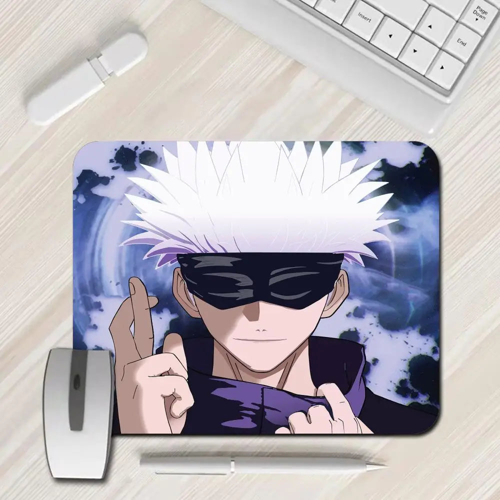 HYBXAXC 450x400mm Jujutsu Kaisen Gaming Mouse Pad XS Small Mousepad For PC Gamer Desktop Decoration Office Mouse Mat Deskmat Rug