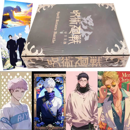 Fantasy Anime Jujutsu Kaisen Color Paper Collection Cards Children's Favorite Popular Characters Fashion Peripheral Toys Gifts
