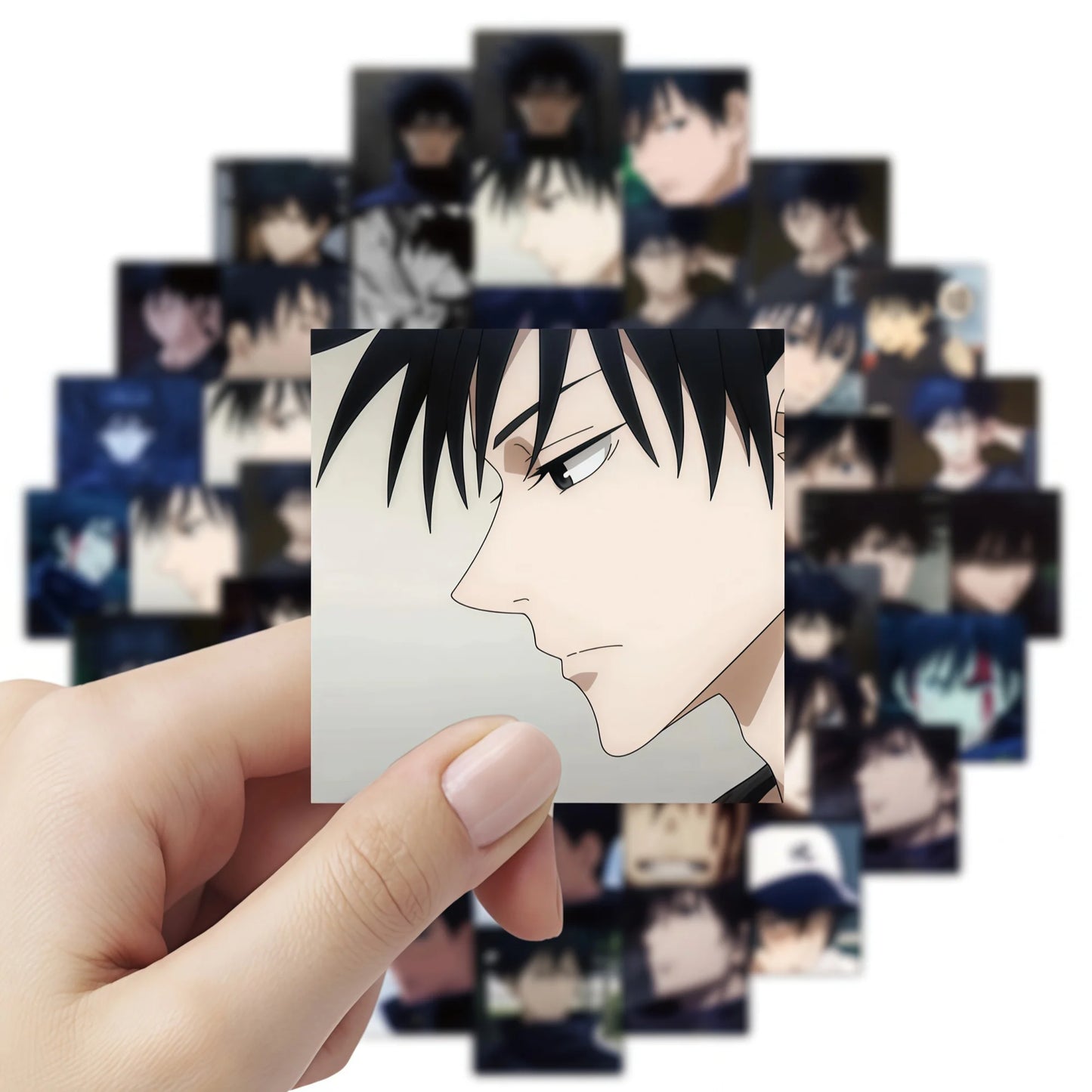 59pcs Jujutsu Kaisen Megumi Fushiguro Stickers, Suitable for Laptops, Phone Cases, Planners, DIY, Anime Doodle Stickers