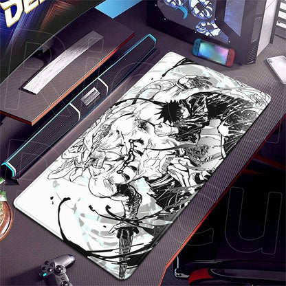 HD XXL Ryomen Sukuna 400x900mm Black Anime Jujutsu Kaisen Mouse Pad Gojo Satoru MousePad Computer Gaming PC Accessories Desk Mat