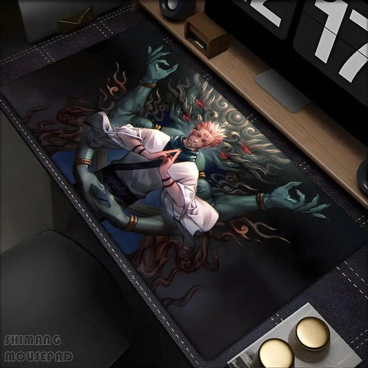 Hot Anime Jujutsu Kaisen Large Mouse Pad Ryomen Sukuna MousePads Computer Gaming Peripheral Accessori