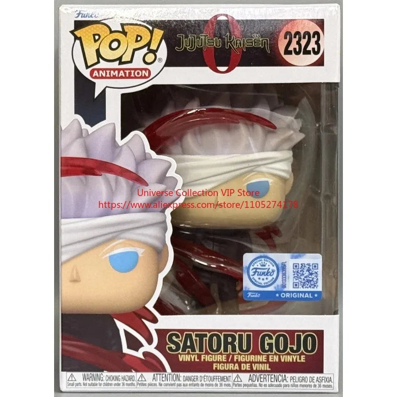 Funko Pop Jujutsu Kaisen 0 Satoru Gojo Yuta Okkotsu #2322 #2323 Red Energy Vinyl Figure Anime Collectible For Hobby Collectors