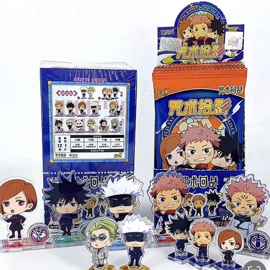 KAYOU Original Jujutsu Kaisen Card Spell Shadow Warlock Acrylic Anime Collection Cards Anime Peripheral Toys Flash Card Gifts