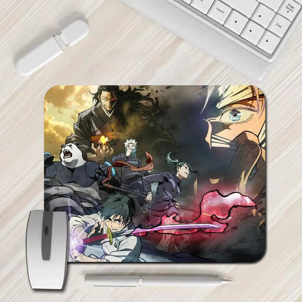 HYBXAXC 450x400mm Jujutsu Kaisen Gaming Mouse Pad XS Small Mousepad For PC Gamer Desktop Decoration Office Mouse Mat Deskmat Rug
