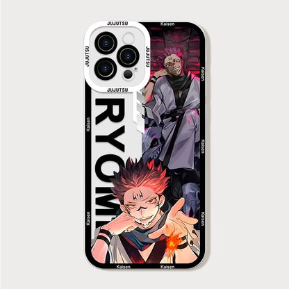 Coque de téléphone Jujutsu Kaisen Satoru Gojo Comics Ultra Lite Clear Cover Anime Fundas pour Samsung S25 S24 S23 S21 S20 Plus FE Note 20