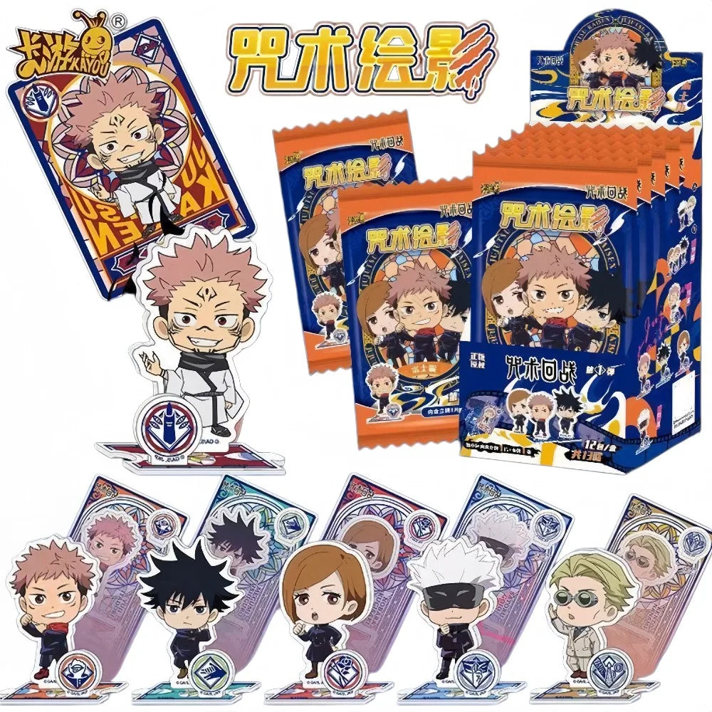 KAYOU Genuine Classic Anime Jujutsu Kaisen Ryomen Sukuna Itadori Yuji Gojo Satoru Character Collection Hobby Card Children Gift