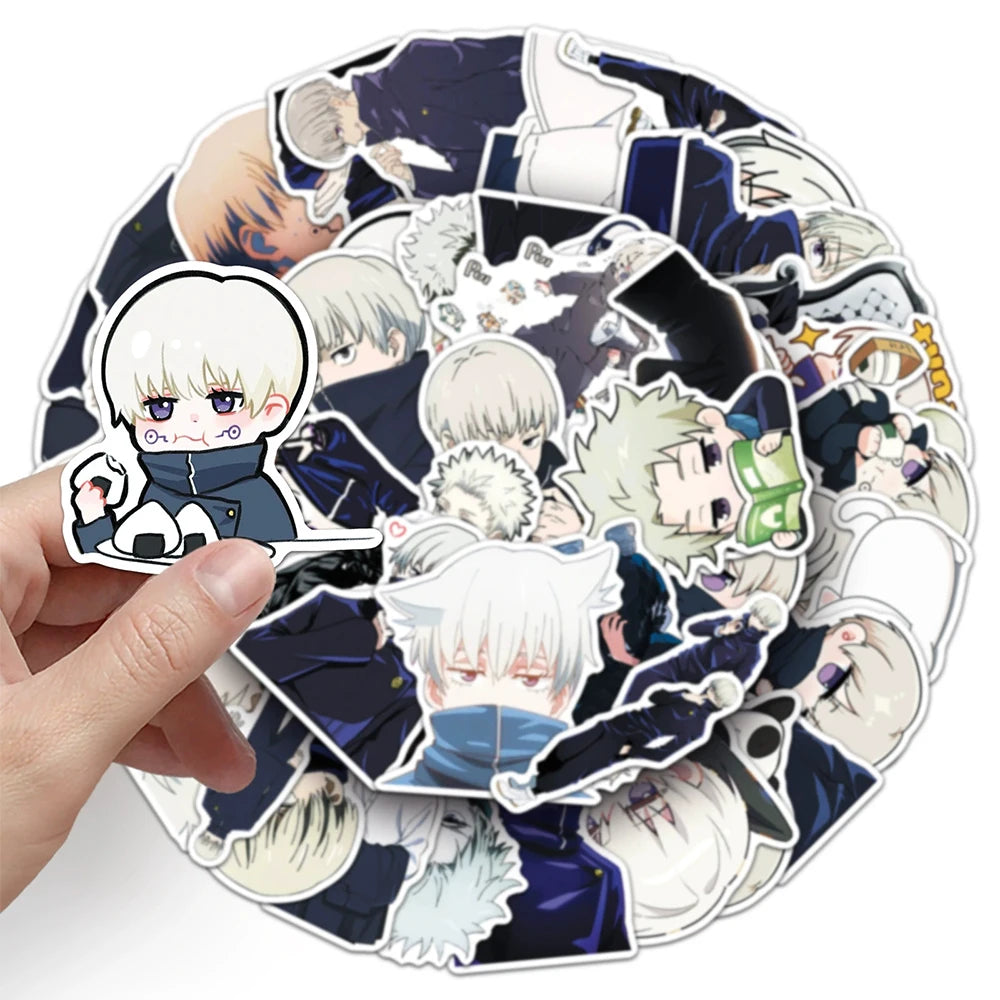 10/30/50pcs Jujutsu Kaisen Anime Stickers Manga Character Inumaki Toge Sticker DIY Helmet Bike Guitar Phone Cool Decals Packing