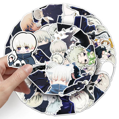 10/30/50pcs Jujutsu Kaisen Anime Stickers Manga Character Inumaki Toge Sticker DIY Helmet Bike Guitar Phone Cool Decals Packing