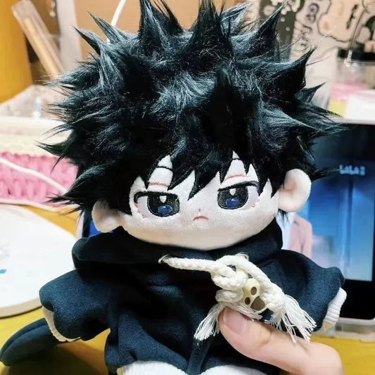 20cm Anime Jujutsu Kaisen Fushiguro Megumi Kawaii love live Cosplay Stuffed Plush Doll Cartoon Plushies Model Toy Figures Gifts - Jujutsu Kaisen Merch - Free Shipping Buy Now