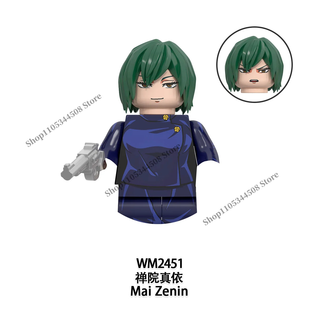 Jujutsu Kaisen MINI Puzzle Brick toys Makora Gojo Satoru Rogo Ryomen Sukuna Kugisaki Nobara Building Blocks Collection Gift