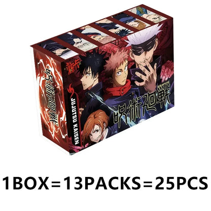 Genuine Jujutsu Kaisen Card Warlock Cards Gojo Satoru Fushiguro Megumi Itadori Yuji Cards Anime Peripheral Collection Cards Toy