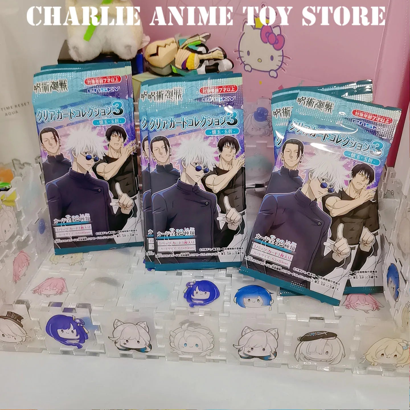 Newest Jujutsu Kaisen Collection Card Japanese Anime Figure Card Cosplay Bookmark Stickers Pendant Toys Fans Gift
