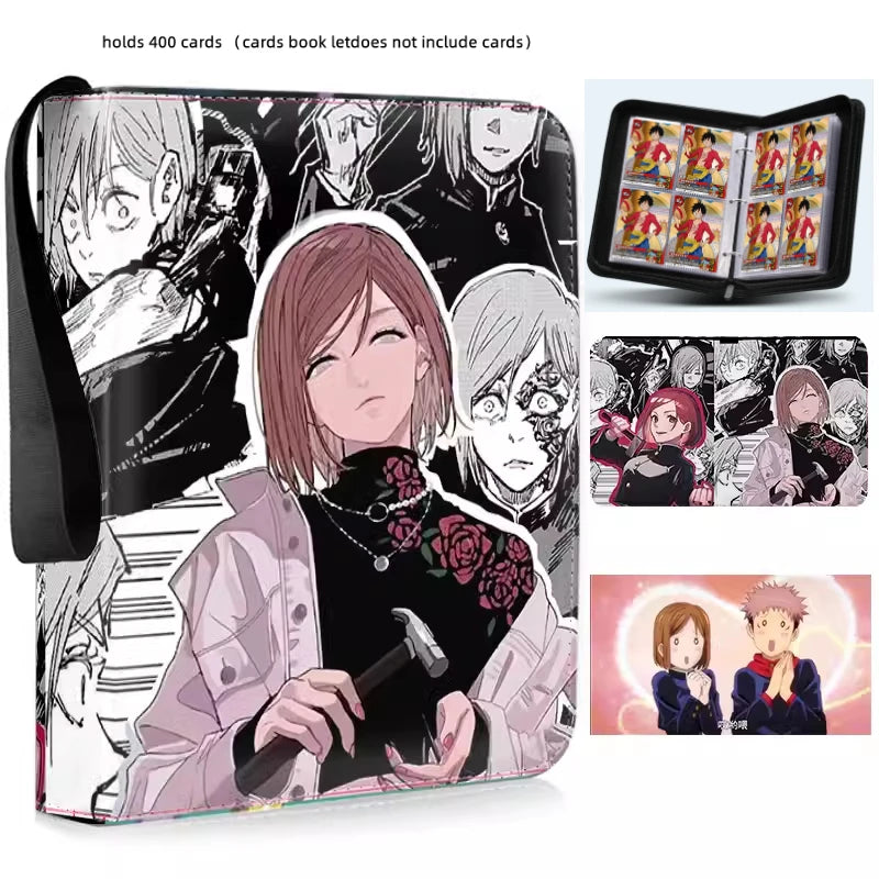 Jujutsu Kaisen Anime Collection Card Album Book Folder Phantom Parade 900pcs Zipper Card Binder Holder Toy Gift