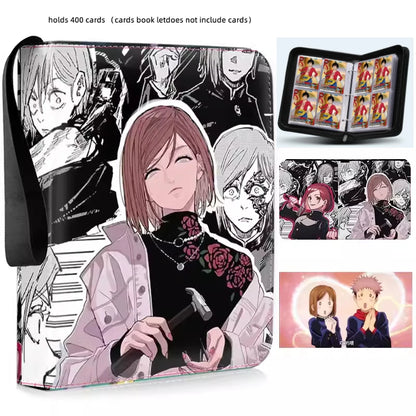 Jujutsu Kaisen Anime Collection Card Album Book Folder Phantom Parade 900pcs Zipper Card Binder Holder Toy Gift