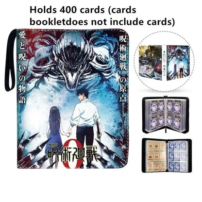 Anime Jujutsu Kaisen Collection 400pcs/900pcs Phantom Parade Card Album Book Card Zipper Game Cards Binder Holder kids Gift