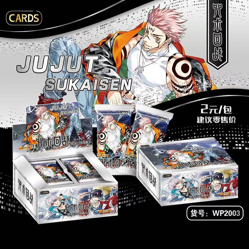 Genuine Jujutsu Kaisen Collectible Cards Featuring Satoru Gojo Upgraded Thickened Version Anime Peripheral Collection Card Gifts