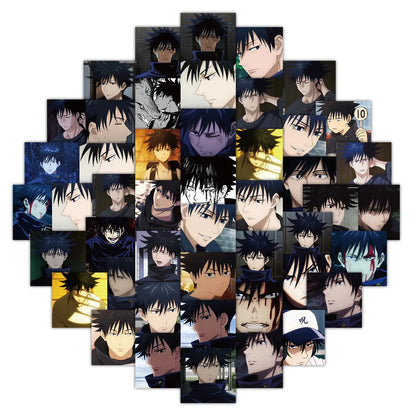 59pcs Jujutsu Kaisen  Fushiguro Megumi Graffiti Stickers Waterproof Decals Stickers For Laptop Thermos Diy Stickers Kids Gift