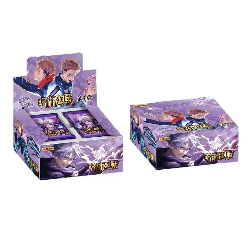 KAYOU Jujutsu Kaisen carte chapitre avancé Gojo Satoru Fushiguro Megumi Itadori Yuji Warlock carte de Collection jouet cadeau