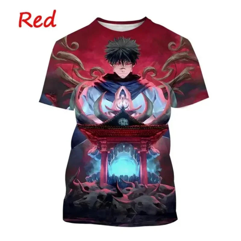 Gojo Satoru and Itadoru Yuji 3D Print T-shirt for Men, Jujutsu Kaiju Graphic Fashion Clothes - Jujutsu Kaisen Merch - Free Shipping Buy Now
