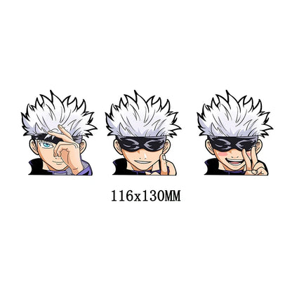 3D Motion Stickers Gojo Satoru Anime Jujutsu Kaisen Stickers Waterproof Car Stickers, Stickers for Laptop