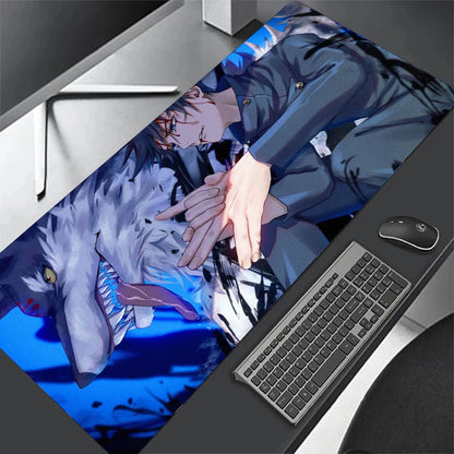 Jujutsu Kaisen XXL Mouse Pad Anime Gojo Satoru Large Gaming Mousepad Gamer Company Keyboard Mouse Mats Carpet Computer Desk Mat