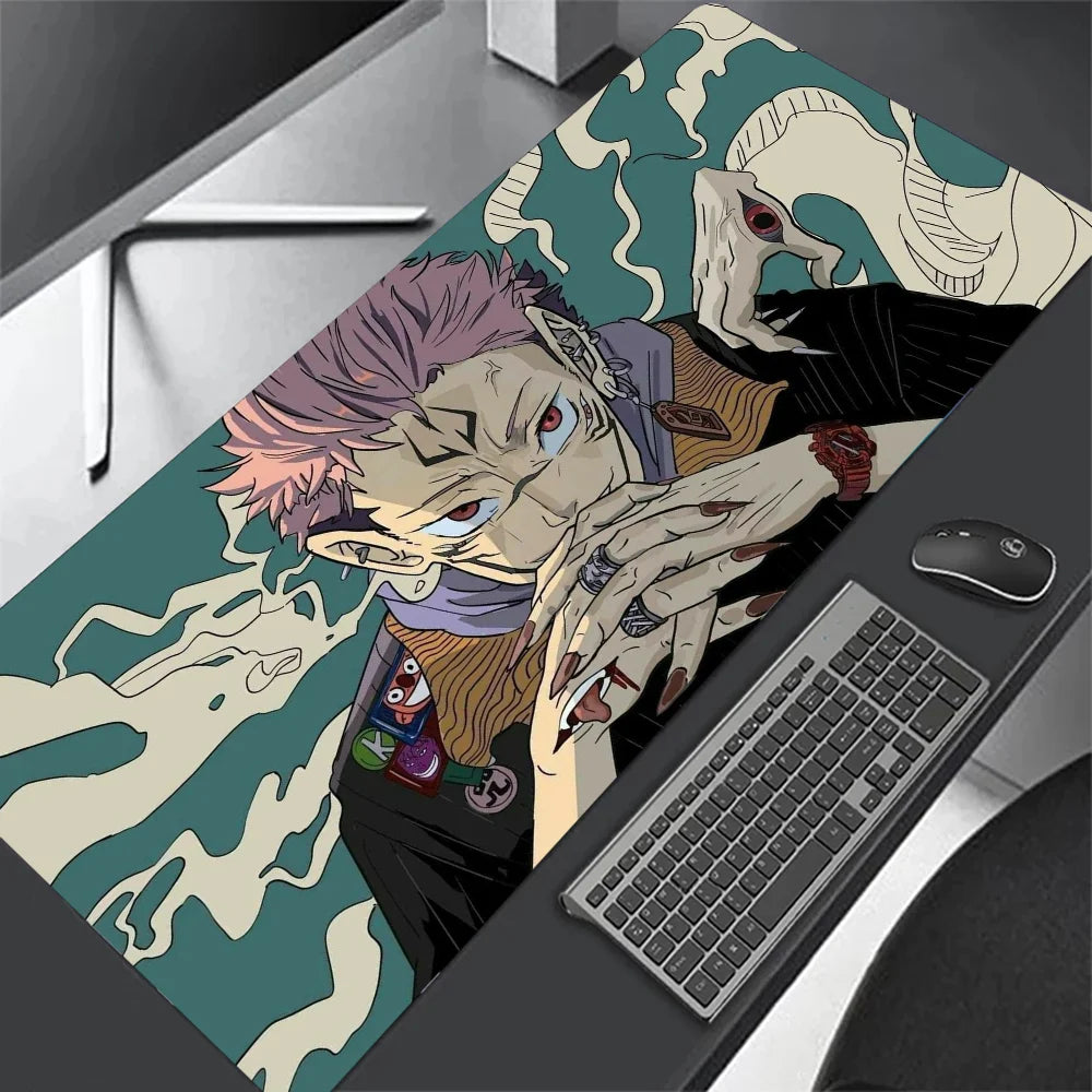 Jujutsu Kaisen XXL Mouse Pad Anime Gojo Satoru Large Gaming Mousepad Gamer Company Keyboard Mouse Mats Carpet Computer Desk Mat