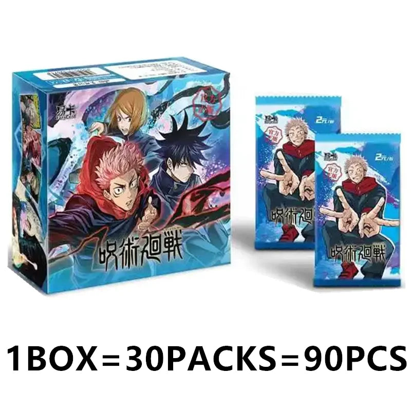 Genuine Jujutsu Kaisen Card Warlock Cards Gojo Satoru Fushiguro Megumi Itadori Yuji Cards Anime Peripheral Collection Cards Toy