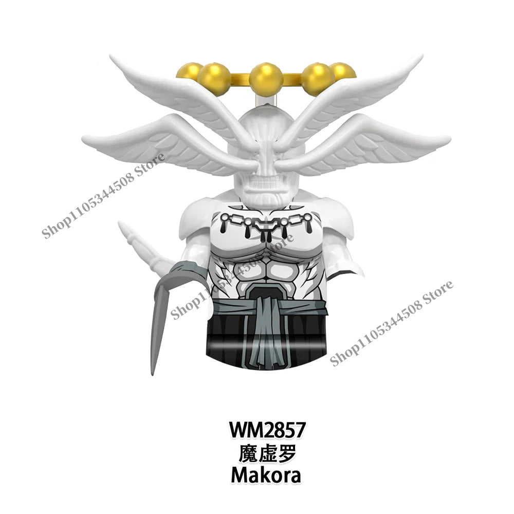 Jujutsu Kaisen MINI Puzzle Brick toys Makora Gojo Satoru Rogo Ryomen Sukuna Kugisaki Nobara Building Blocks Collection Gift