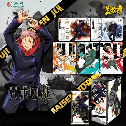 Kayou Jujutsu Kaisen Official Trading Cards Booster Box -Yuji Itadori Satoru Gojo Ryomen Sukuna Collectible Cards with Rare Holo
