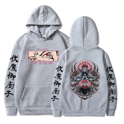 Jujutsu Kaisen print men's casual fashion street hoodie Autumn and winter comfortable and soft hot blood adventure anime - Jujutsu Kaisen Merch - Free Shipping Buy Now