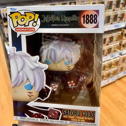 Jujutsu Kaisen Action Figure Funko Pop Gojo Satoru 1888#  Kugisaki Nobara 1884# Geto Suguru 1891# Fushiguro Toji 1889# Doll Toys