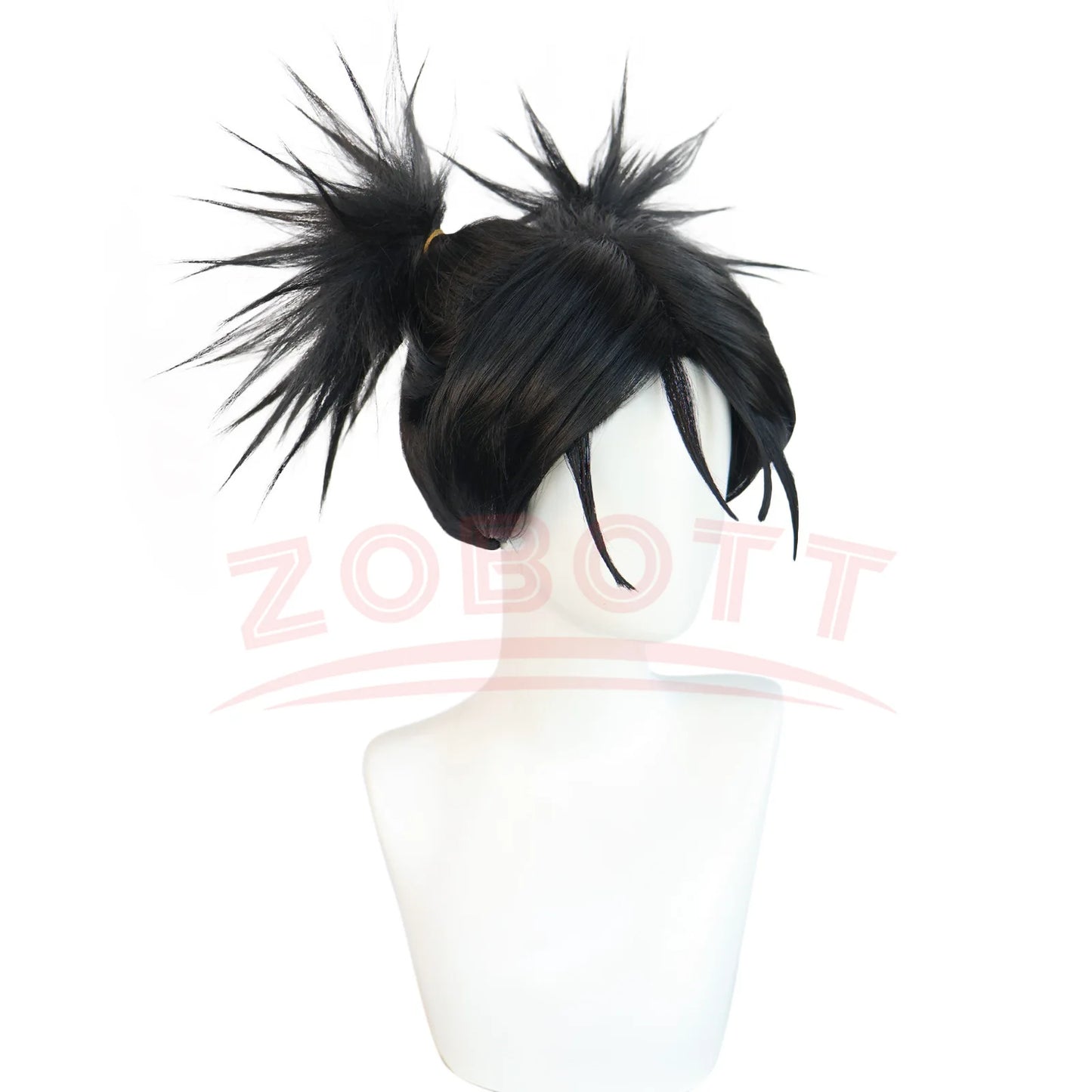 Jujutsu JJK Manga Choso Cosplay Wig Anime Jujutsu Kaisen Black Double Ponytail Hair Sticker Itadori Yuji Halloween Wig Women Men - Jujutsu Kaisen Merch - Free Shipping Buy Now