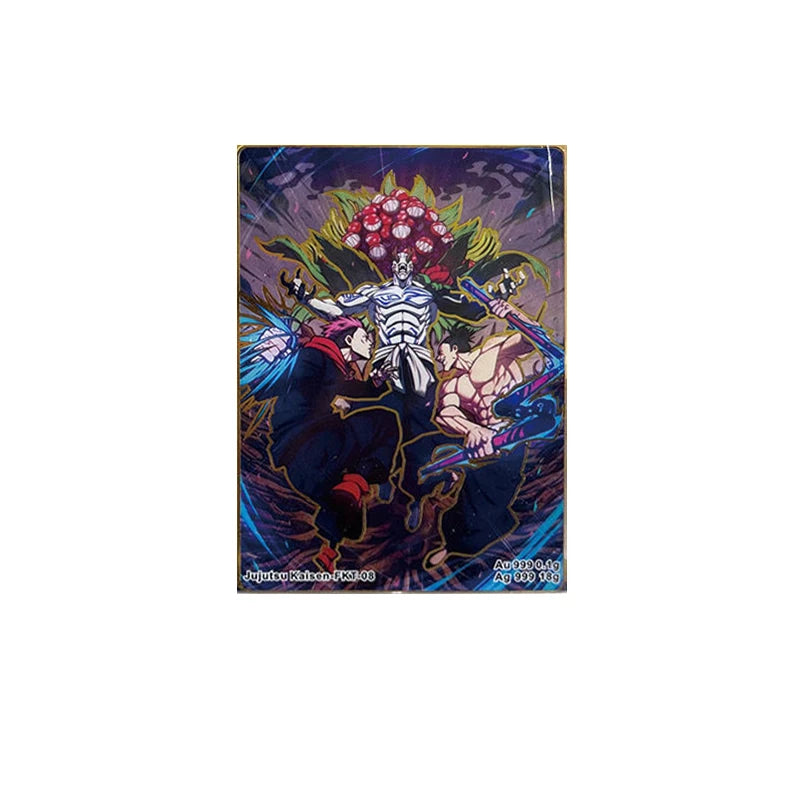 Japanese Anime Demon Slayer Gojo Satoru Jujutsu Kaisen Fushiguro Megumi Collectible Cards Christmas Birthday Gift Children's Toy