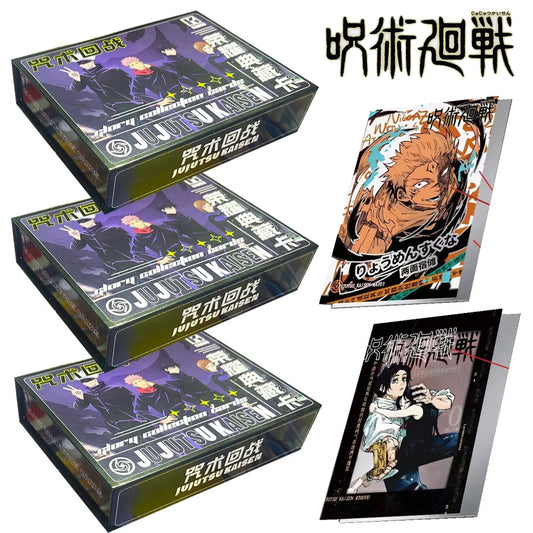 Vente en gros de cartes de collection Jujutsu Kaisen Kadou Quicksand Laser Ticket Metal Trading Anime Games Playing Games Cards