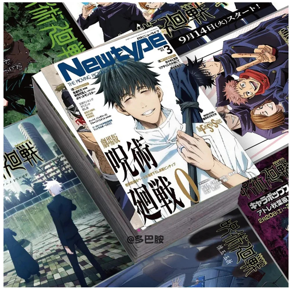 10/30/60pcs Jujutsu Kaisen Poster Anime Stickers Cartoon Decals Toys Waterproof DIY Stationery Laptop Cool Satoru Gojo Sticker